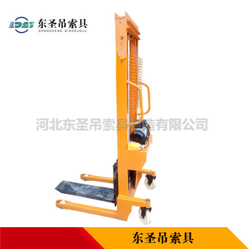 手動液壓堆高車，整車高度2.1米堆高車--河北東圣吊索具制造有限公司--液壓堆高車|手動叉車|石材夾具|小型攪拌機